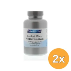 2x Nova Vitae Knoflook mistel meidoorn (400 capsules)
