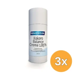 3x Nova Vitae Kokoro Progest Balans Cream 1.85% (100 ml)