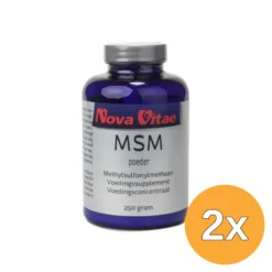 2x Nova Vitae Msm Poeder (250 gr)
