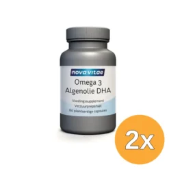 2x Nova Vitae Omega 3 Algenolie Dha (60 capsules)
