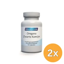 2x Nova Vitae Oregano Olie Met Zwarte Komijn (60 capsules)