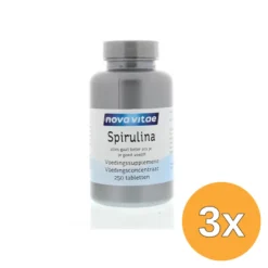 3x Nova Vitae Spirulina (250 tabletten)