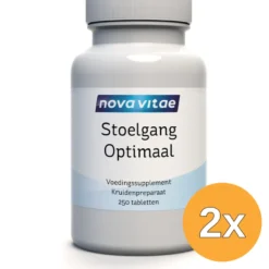 2x Nova Vitae Stoelgang Optimaal (250 tabletten)
