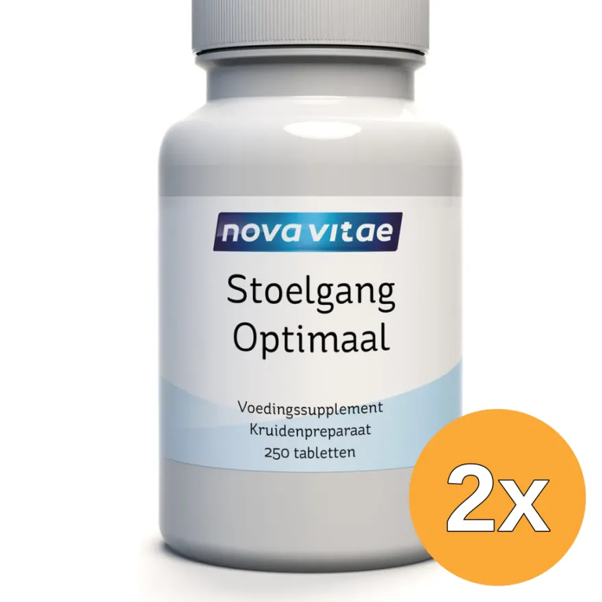 2x Nova Vitae Stoelgang Optimaal (250 tabletten)