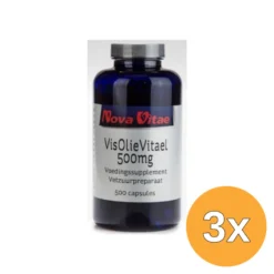 3x Nova Vitae Visolie Vitael 500 Mg (500 capsules)
