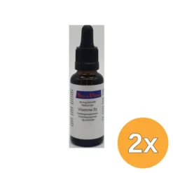 2x Nova Vitae Vitamine D3 1000IU druppel (25 ml)