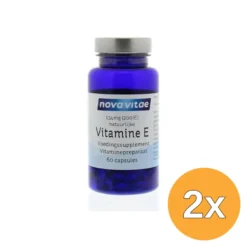 2x Nova Vitae Vitamine E 200IU (60 capsules)