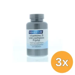 3x Nova Vitae Vit B100 complex (100 tabletten)
