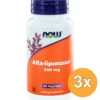 3x Now Alfa-liponzuur 250 mg (60 vega capsules)