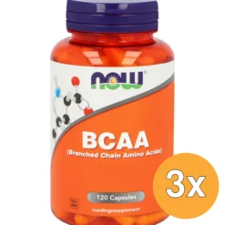 3x Now BCAA (120 capsules)