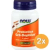 2x Now Bioticagr8-Dophilus Vh Probiotica (60 vega capsules)