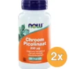 2x Now Chroom Picolinaat 200 mcg (100 vega capsules)