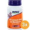 3x Now Co-Q10 100 mg met meidoorn (30 vega capsules)