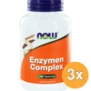 3x Now Enzymen complex (180 tabletten)