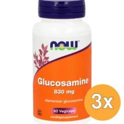 3x Now Glucosamine (60 vega capsules)