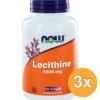 3x Now Lecithine 1200 Mg (100 softgels)