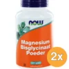 2x Now Magnesium bisglycinaat poeder (227 gr)
