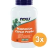 3x Now Magnesium citraat poeder (227 gr)