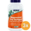 3x Now Magnesium trio (180 softgels)