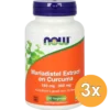 3x Now Mariadistel Extract 150Mg En Curcuma 350Mg (120 vega capsules)