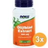 3x Now Olijfblad Extract 500 mg (60 vega capsules)