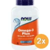 2x Now Omega-3 Plus 360 Mg Epa 240 Mg Dha (120 softgels)