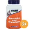 3x Now Quercetine met bromelaine (120 vega capsules)