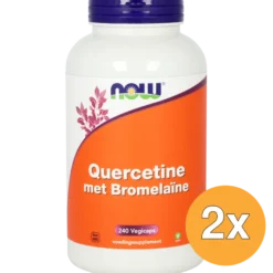 2x Now Quercetine met Bromelaïne (240 vega capsules)