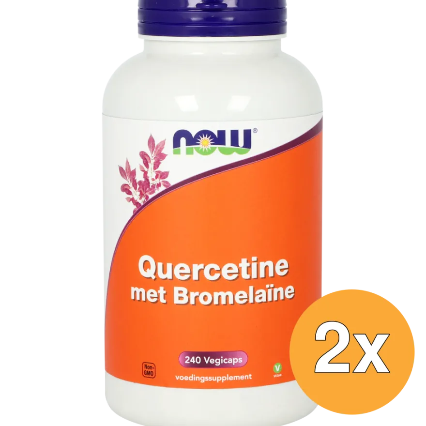 2x Now Quercetine met Bromelaïne (240 vega capsules)