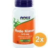 2x Now Rode Klaver 375 mg (100 capsules)