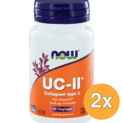2x Now UC-II Collageen Type 2 (60 vega capsules)