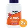 2x Now Vitamine C 1000 mg complex (180 tabletten)