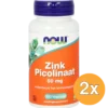 2x Now Zink Picolinaat 50 mg (120 vega capsules)