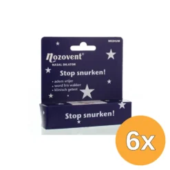 6x Nozovent Snurkers Neusspreider Maat M (1 stuk)