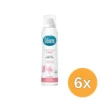 6x Odorex Body heat responsive spray sensitive care (150 ml)