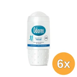 6x Odorex Body heat responsive roller marine fresh (50 ml)