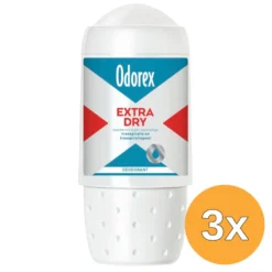 3x Odorex Extra Dry Deoroller (50 ml)