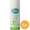 6x Odorex Natural fresh spray mini (50 ml)