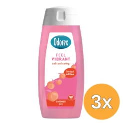 3x Odorex Showergel Feel Vibrant (300 ml)