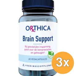 3x Orthica Brain Support (60 capsules)