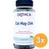 3x Orthica Cal Mag Zink (90 tabletten)