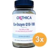 3x Orthica Co-enzym Q10-100 (30 softgels)
