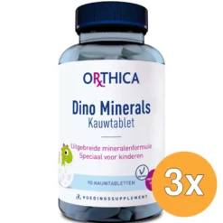 3x Orthica Dino Minerals (90 kauwtabletten)
