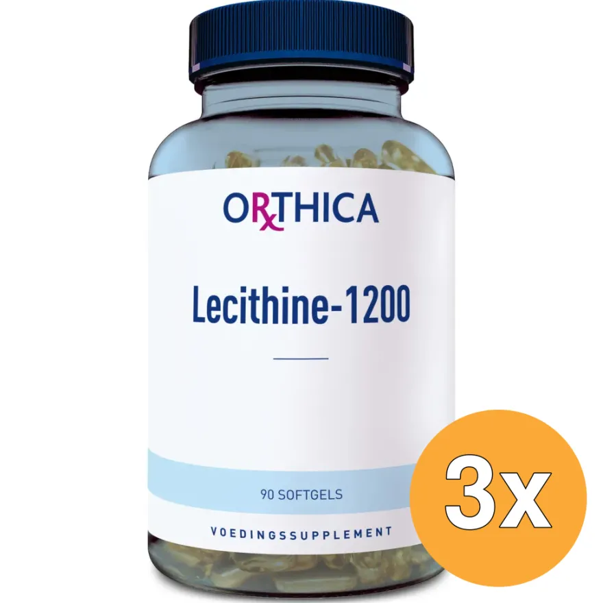 3x Orthica Lecithine-1200 (90 softgels)