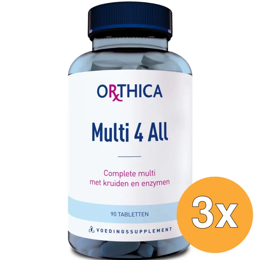 3x Orthica Multi 4 All (90 tabletten)