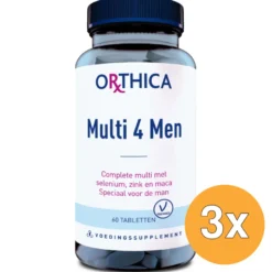 3x Orthica Multi 4 Men (60 tabletten)