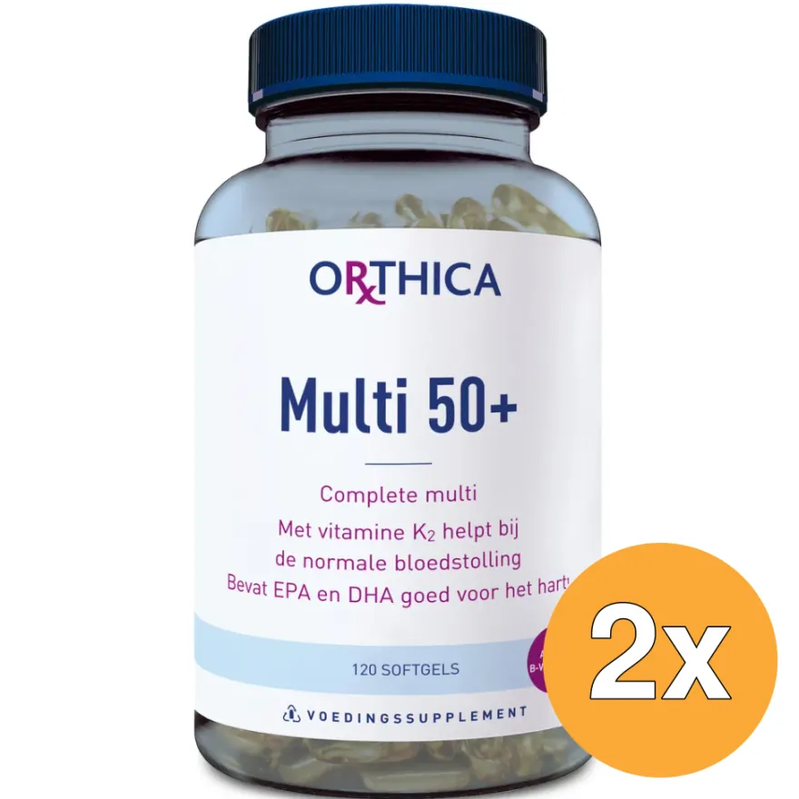 2x Orthica Multi 50+ (120 Softgels)