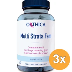 3x Orthica Multi Strata Fem (120 tabletten)