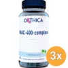 3x Orthica NAC-400-complex (60 vega capsules)