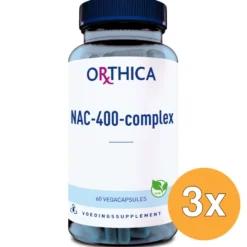 3x Orthica NAC-400-complex (60 vega capsules)
